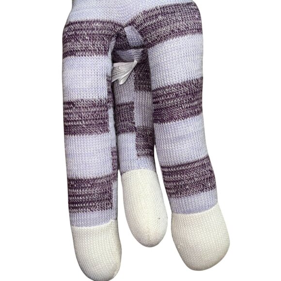Animal Adventure Knit 18 in Sock Monkey Plush-Purple/White-NWT - Picture 3 of 5